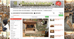 Desktop Screenshot of nirwanafurniture.com