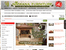 Tablet Screenshot of nirwanafurniture.com